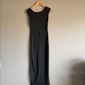 SHEIN Black Sleeveless Maxi Dress